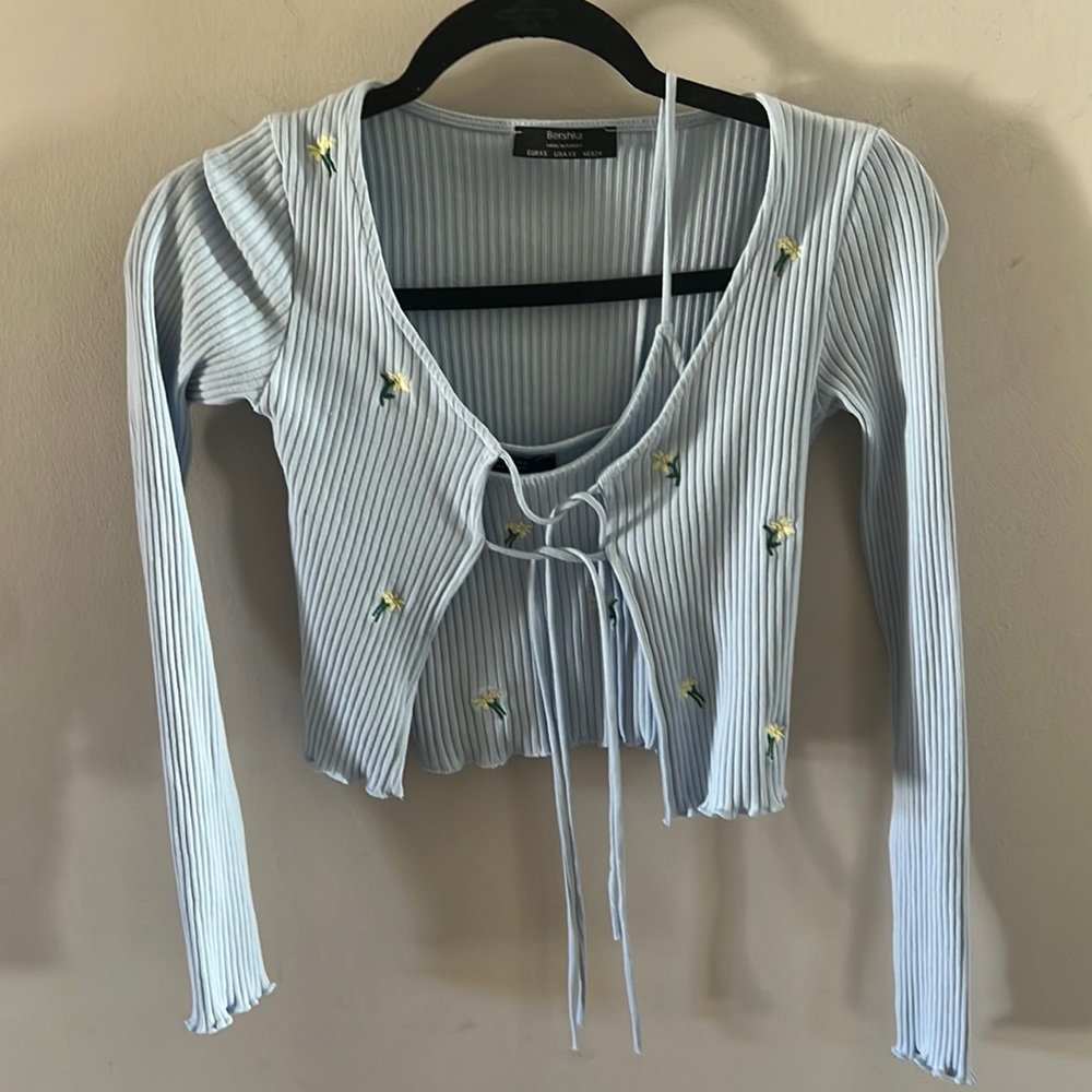 Bershka 2 piece crop top